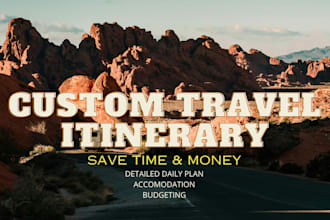 create a custom and budget friendly travel itinerary for your next trip