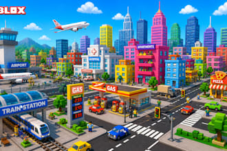 develop roblox game build roblox game roblox game map roblox builder city map