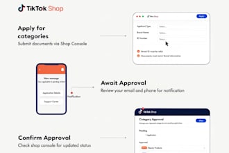 do fix tiktok shop setup tik tok shop shop category approval