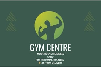 design modern gym fitness poster, banner, flyer for  brand