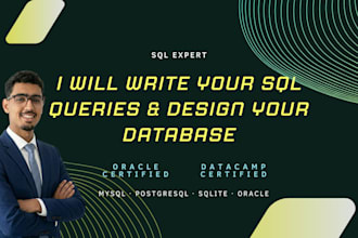 write sql queries, fix your database, or build you a schema from scratch