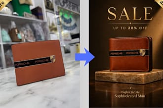 make your normal product image into a premium studio quality visual