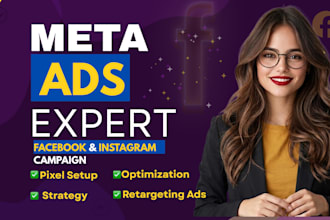 be your expert meta ads campaign manager