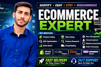 upload products on etsy, shopify,tiktok,,ebay,ecwid,jouwweb