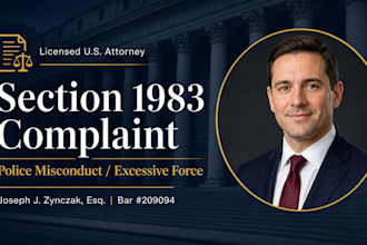 draft your section 1983 police misconduct civil rights complaint as US attorney