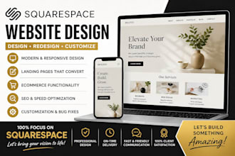 create a high converting squarespace website