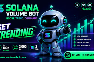 develop your solana pump fun ore meme coin trading volume bot web3 dapp