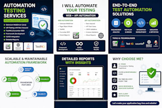 provide complete QA automation services for web applications