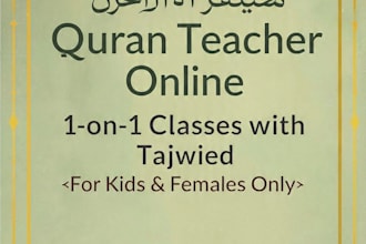 teach you quran with tajweed for kids and adults