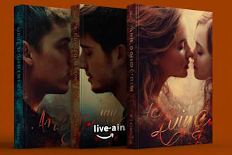 create high contrast modern romantic book