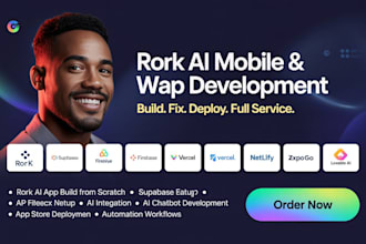 rork ai mobile app rork app supabase backend integration base44 web app