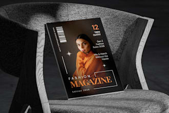 design modern magazine, catalog, booklet and brochure design professionally