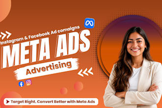 be your professional facebook, instagram ads expert for meta ads advertising