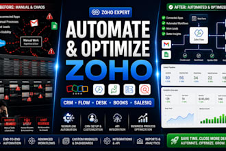automate zoho crm flow campaigns desk books forms mail sites salesiq zoho fsm