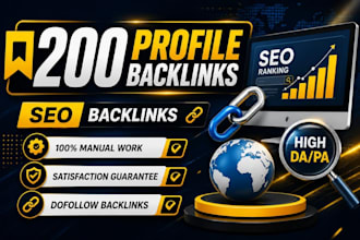 provide 150 seo link building authority backlinks