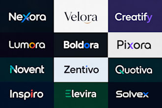 create wordmark and lettering mark logo just 2hours