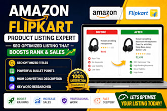 create high converting amazon flipkart product listing