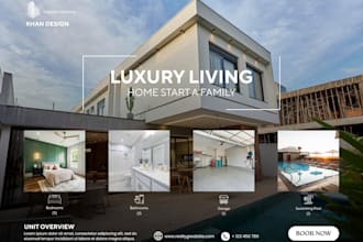 design professional real estate flyer using canva
