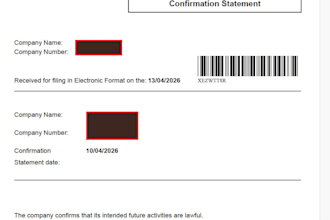 file your uk company confirmation statement cs01