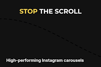 create scroll stopping instagram carousels