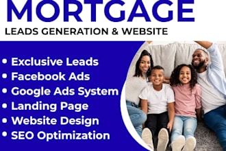 mortgage website mortgage leads business loan mortgage landing page