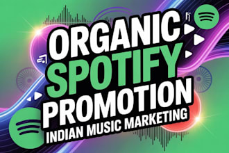 do organic spotify promotion, indian spotify music promotion, social marketing