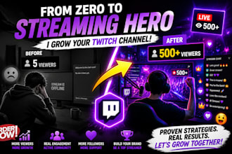 skyrocket your twitch channel with real promotion