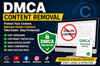 removal of stolen or unauthorized content