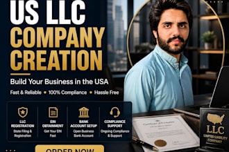 do US llc company creation and registered agent service