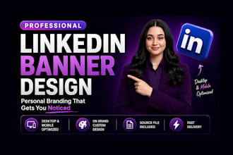 design professional linkedin visual identity