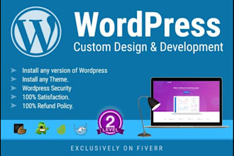 build wordpress website for restaurants