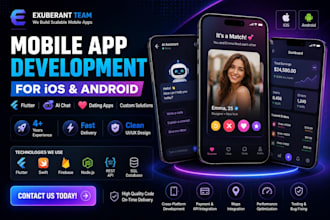 do dating app development or chat app, dating website,