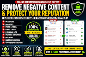 erase your digital footprint and clean harmful google search results
