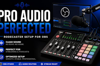 fix and optimize rodecaster pro audio for obs streaming creators