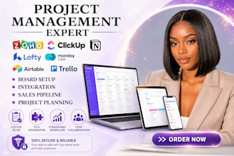 setup monday clickup notion hubspot trello asana zoho crm lofty CRM  frappe CRM