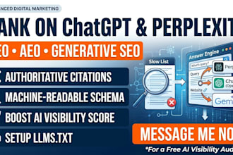geo aeo ai SEO to rank website on chatgpt  perplexity gemini deepseek ai search