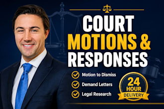 draft your legal motions, lawsuit responses, and court documents