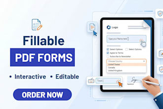 create fillable pdf forms, interactive forms and convert pdfs