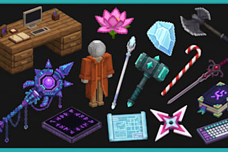 create custom blockbench 3d models, textures and animations for minecraft