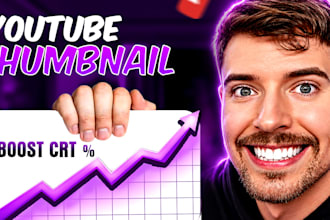 design attractive youtube thumbnail designs in 6 hours