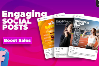 design premium instagram and facebook post ads