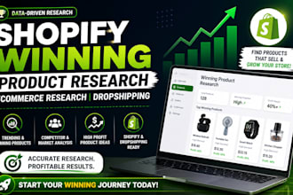 do shopify winning product research ecommerce research dropshipping