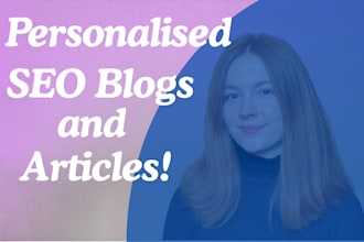 create personalised, SEO driven blog posts and articles