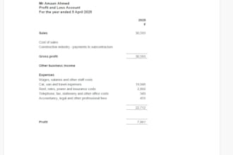 prepare your UK year end accounts and statutory accounts