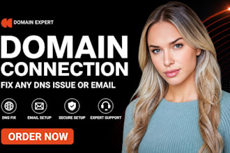 connect domain to shopify, wix, or google site, fix dns
