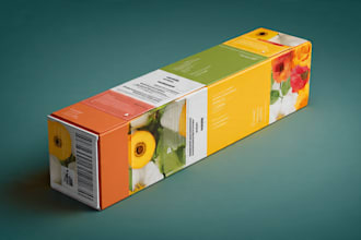 design product packaging, pouch design and box design