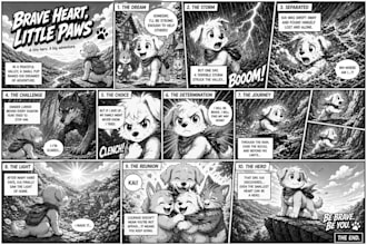 illustrate professional manga or comic pages for your series