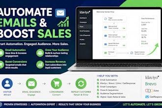 build high converting email automation workflow with klaviyo brevo getresponse