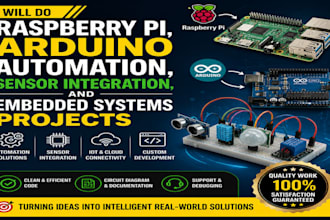 do raspberry pi, arduino automation, sensor integration, and embedded systems