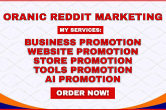 do reddit SEO post to promote any business  website online store ai tools link